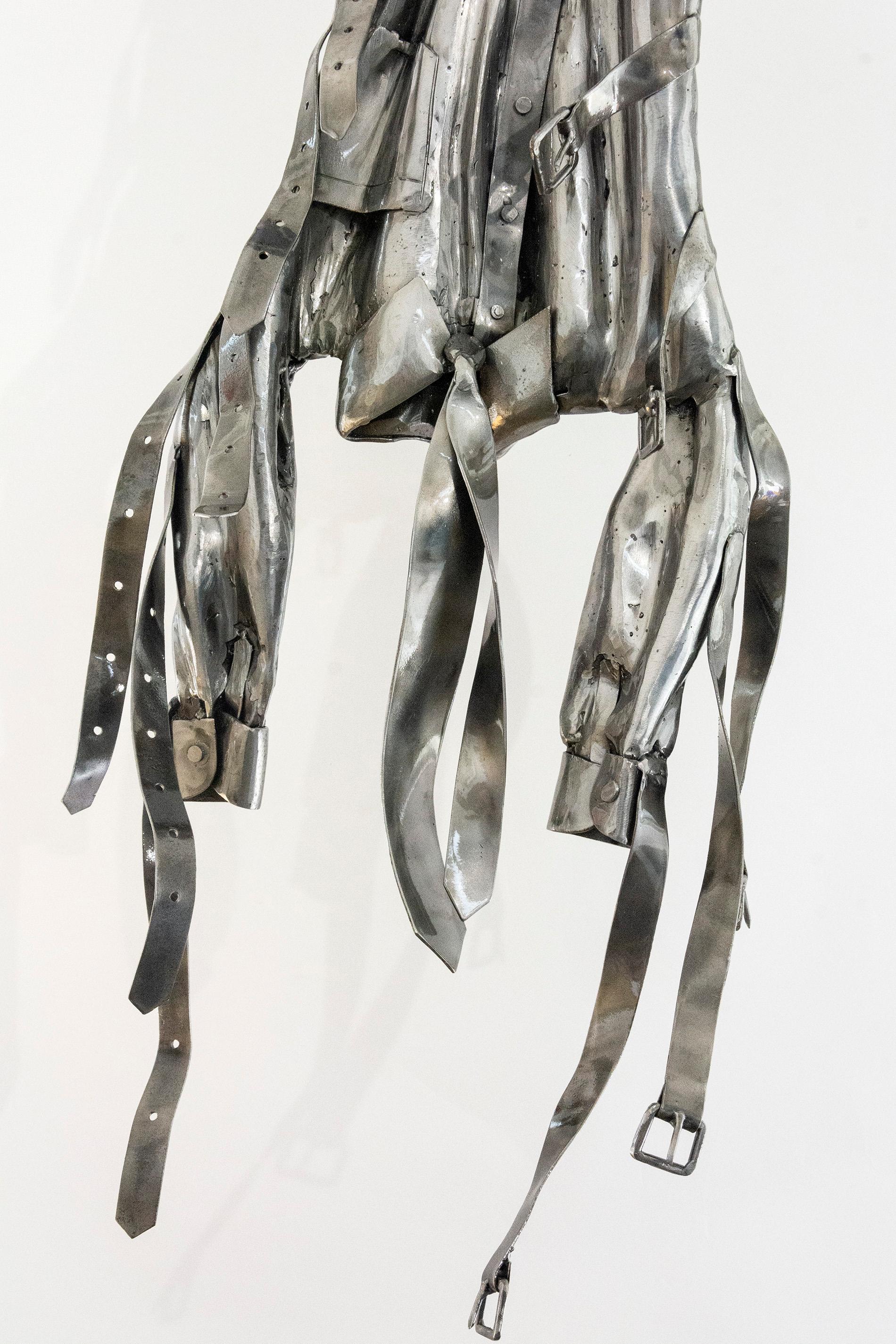 The Deranged - Gray Figurative Sculpture by Derya Ozparlak