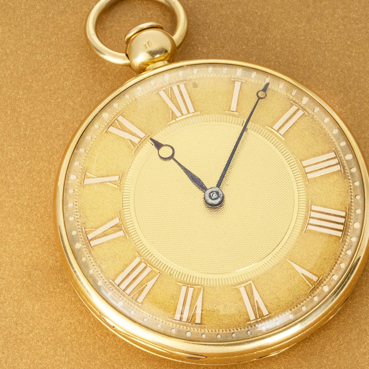 Des Granges. A Rare Rose Gold Duplex Quarter Repeater Pocket Watch C1818 For Sale 6