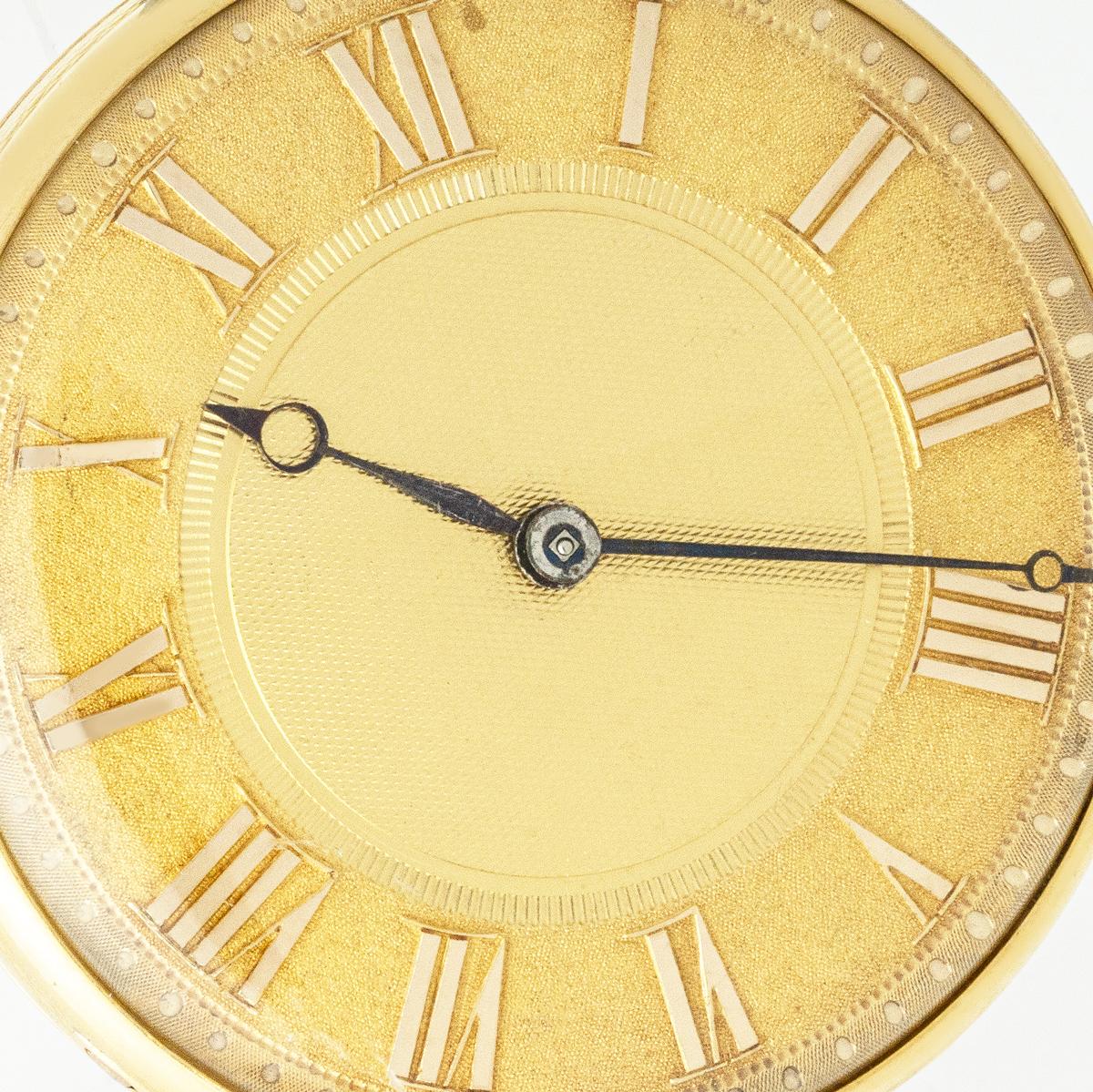Des Granges. A Rare Rose Gold Duplex Quarter Repeater Pocket Watch C1818 In Excellent Condition For Sale In London, GB