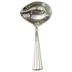 Des Must Cartier Sterling Silver Gold Accent Gravy Ladle