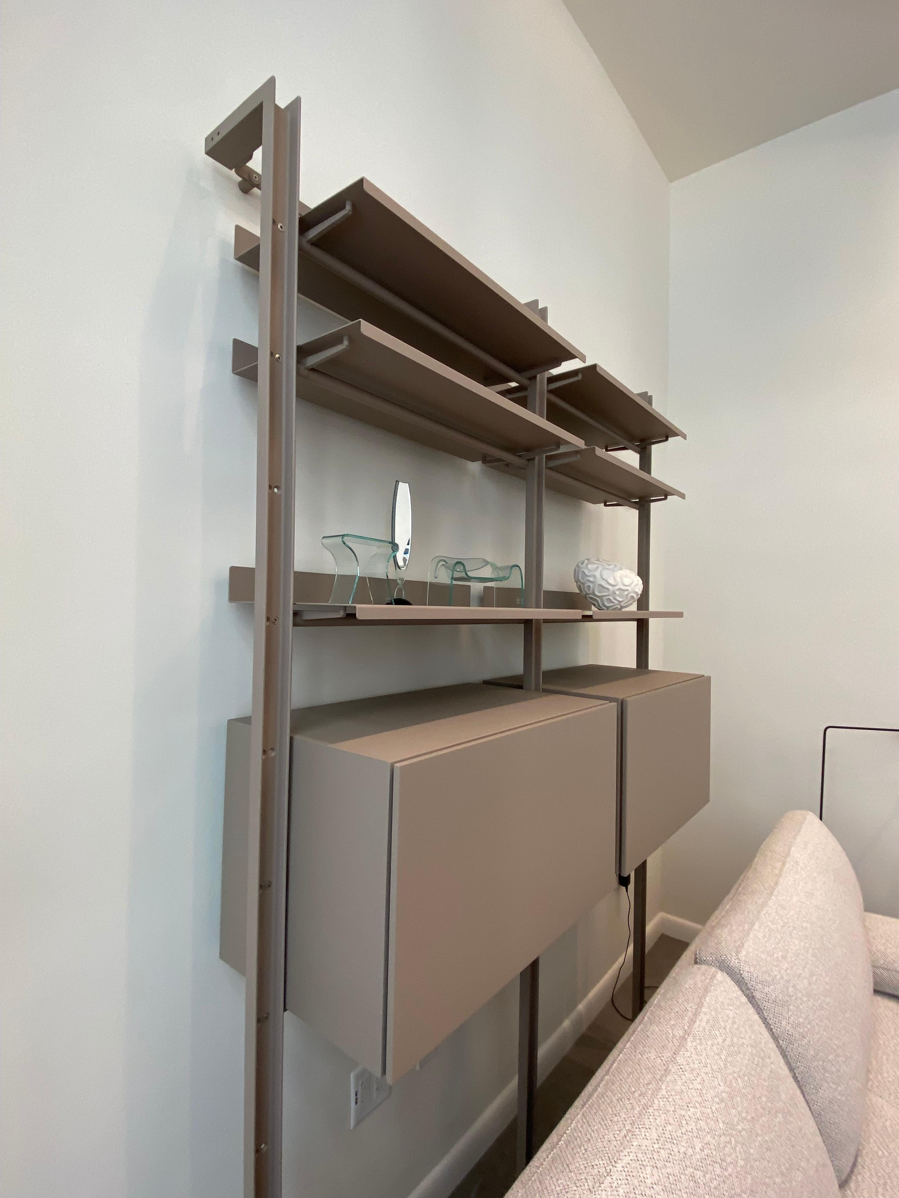Desalto  Armida Bookcase Designed by Caronni & Bonanomi In Excellent Condition In New York, NY