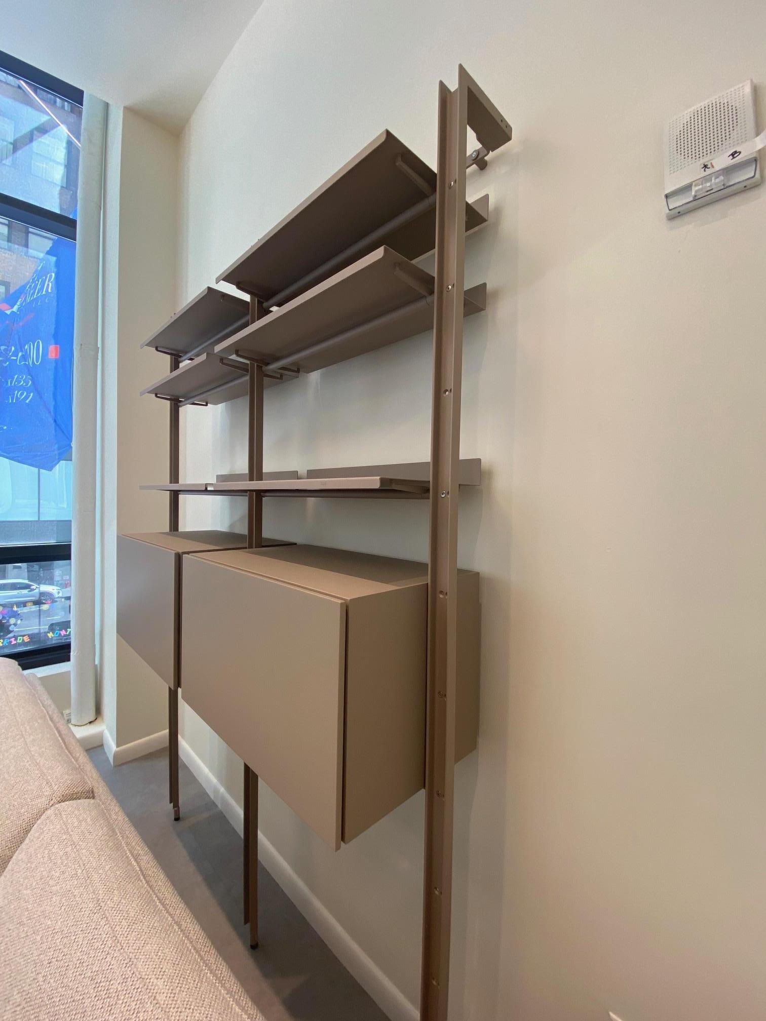 Italian Desalto  Armida Bookcase Designed by Caronni & Bonanomi
