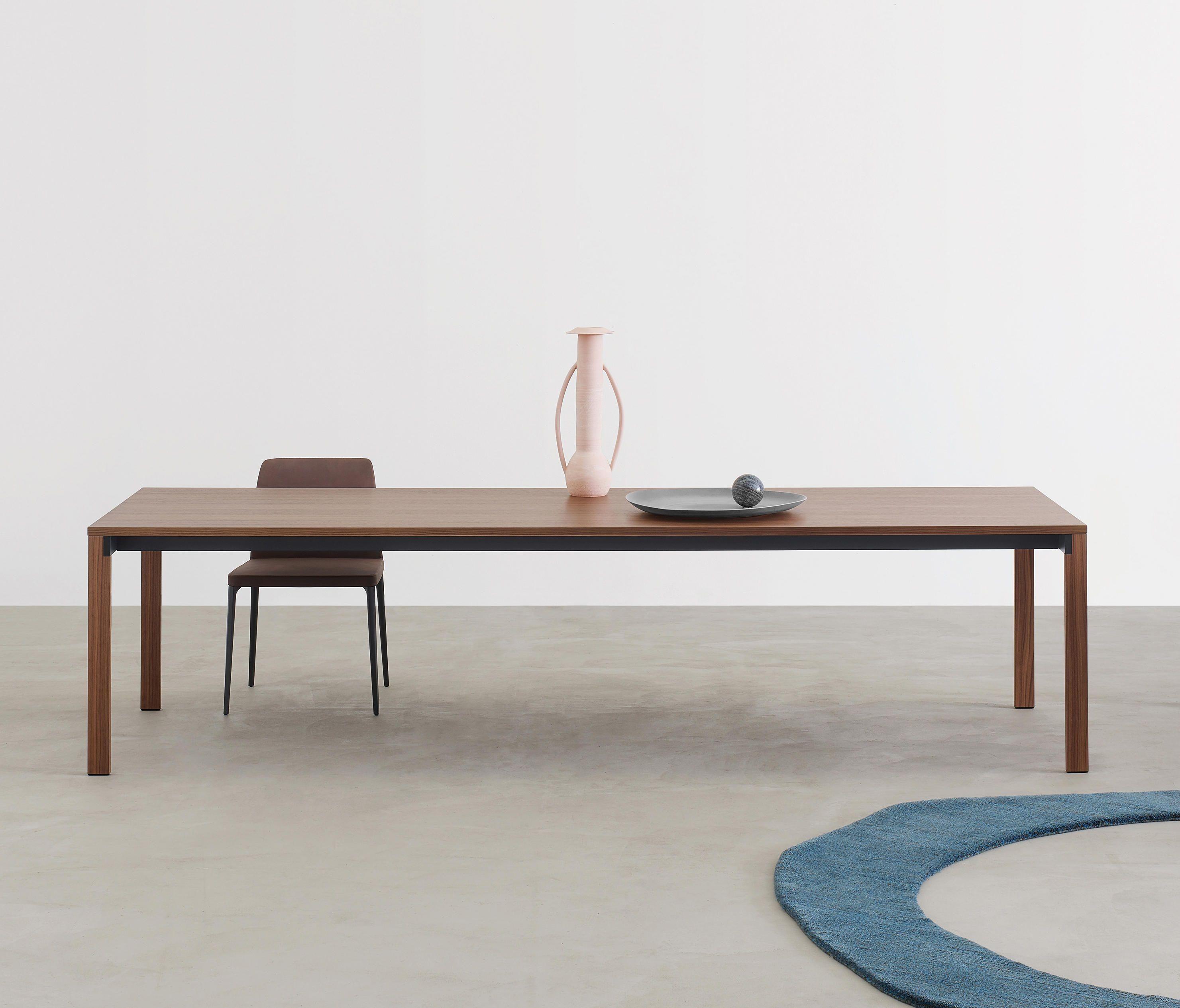 Wood Desalto Beam Extendible Table Designed by Mario Ferrarini in Stock