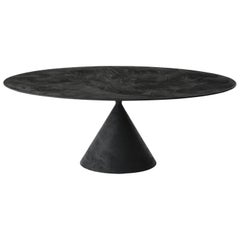 Desalto Clay Oval Lava Stone Table Designed by Marc Krusin