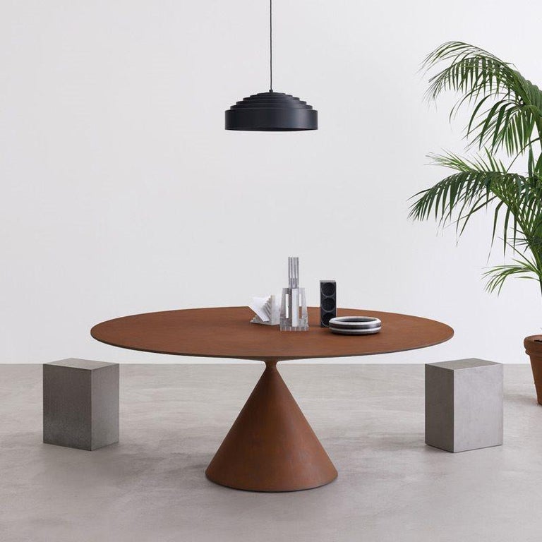 Customizable Desalto Clay Oval Table Designed by Marc Krusin For Sale 5