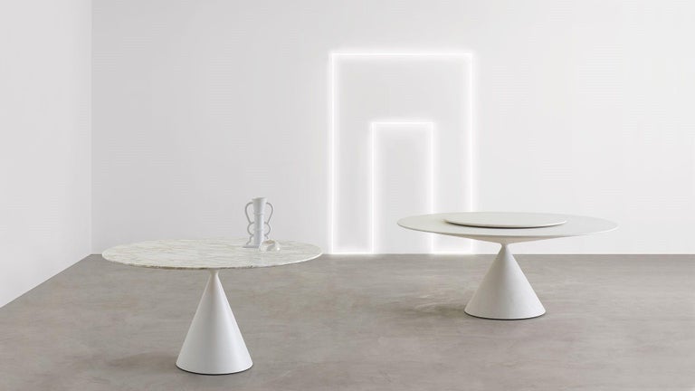 Customizable Desalto Clay Oval Table Designed by Marc Krusin For Sale 3