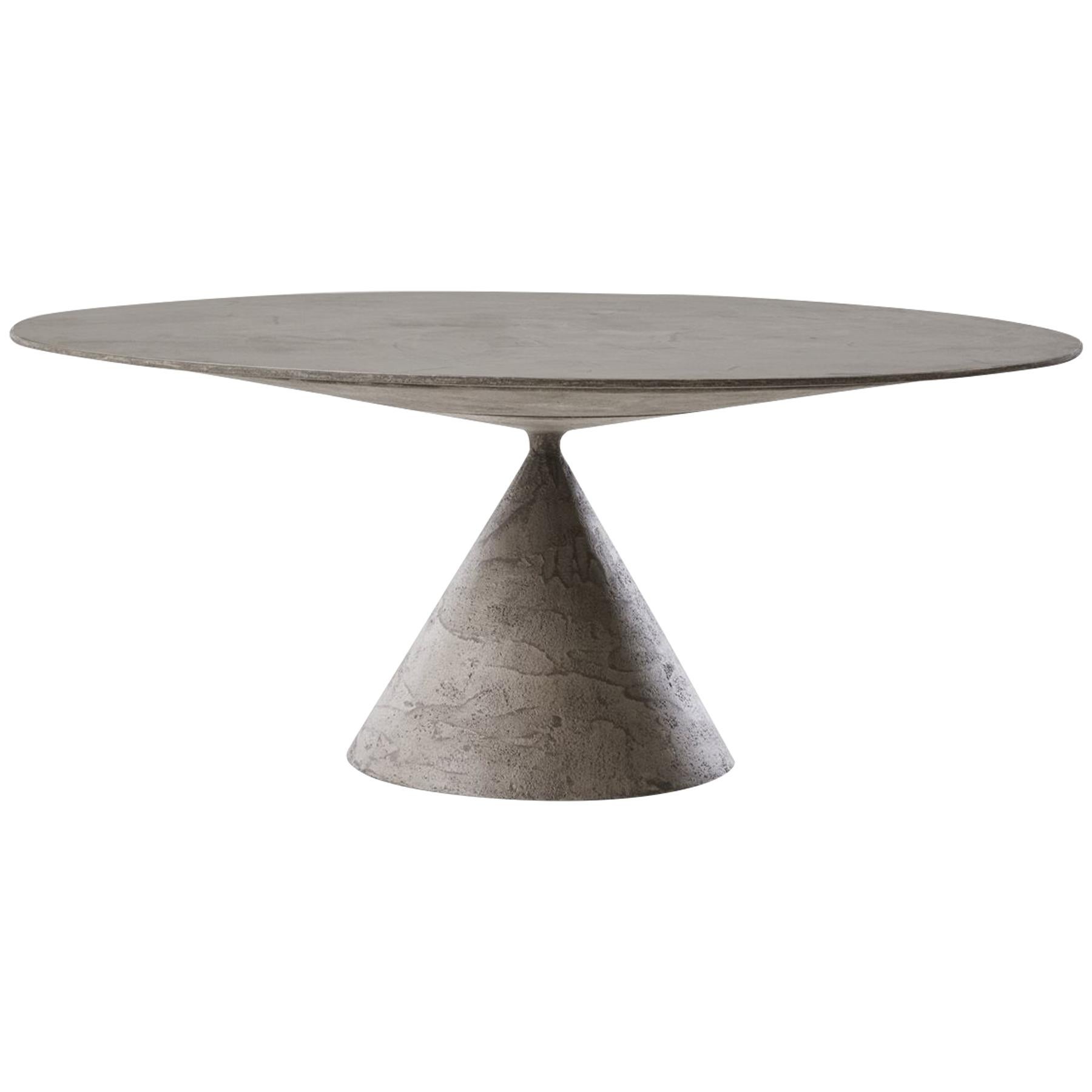 Customizable Desalto Clay Oval Table Designed by Marc Krusin