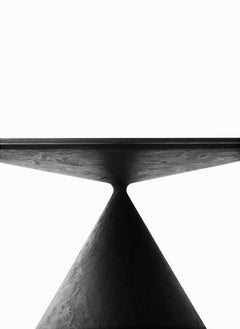 Desalto CLAY Round table in Lava stone by Marc Krusin