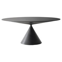 Desalto CLAY Round table in Moon Grey Concrete by Marc Krusin