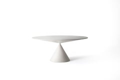 Desalto CLAY Round table with Ceramic top by Marc Krusin