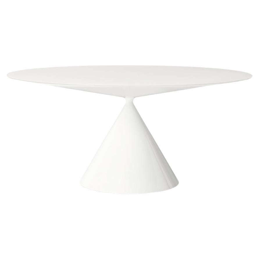 Table ronde Desalto CLAY avec plateau en céramique de Marc Krusin