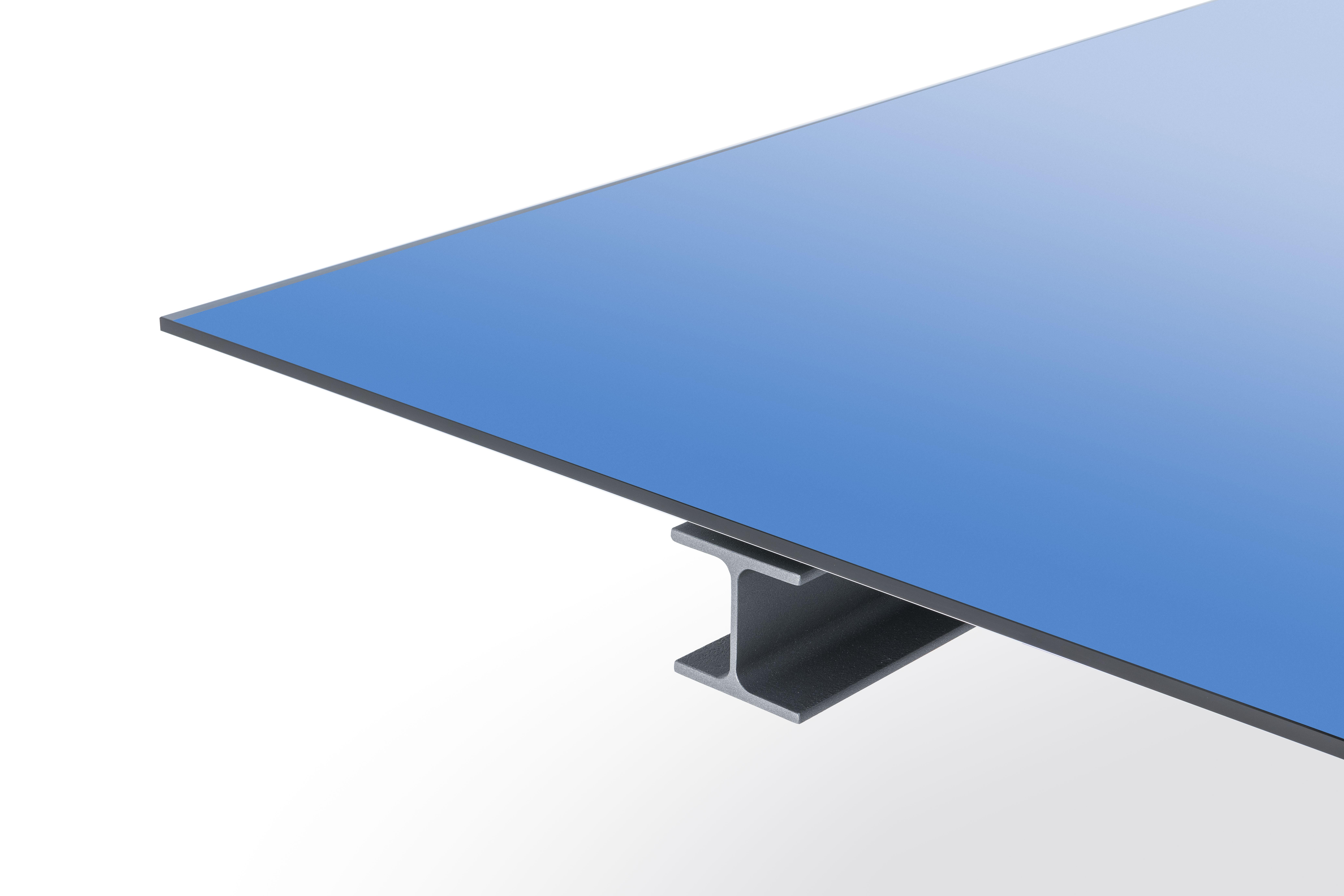 Grande table HEB avec plateau en béton blanc par Francesco Rota en vente 6