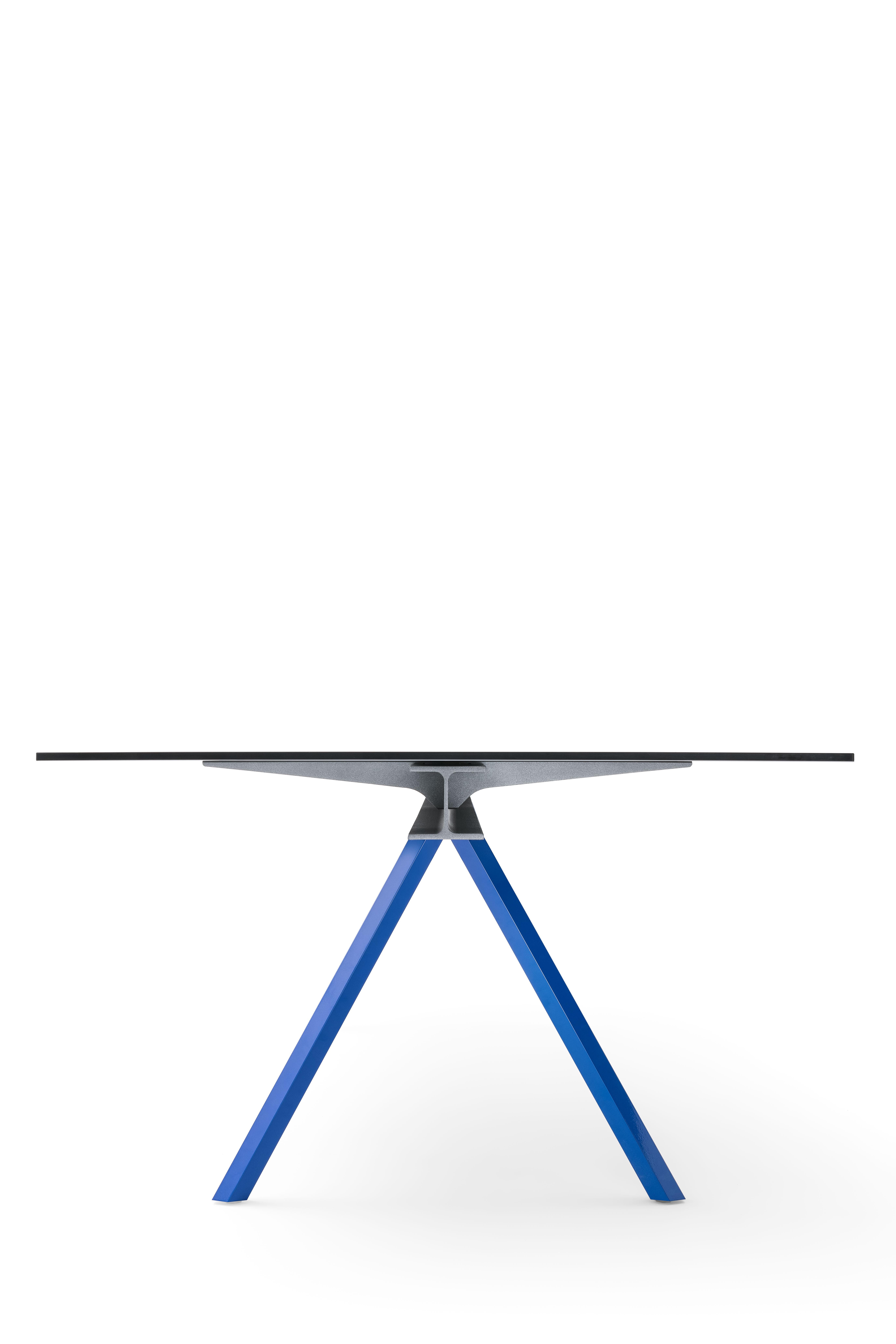 Grande table HEB avec plateau en béton blanc par Francesco Rota en vente 8