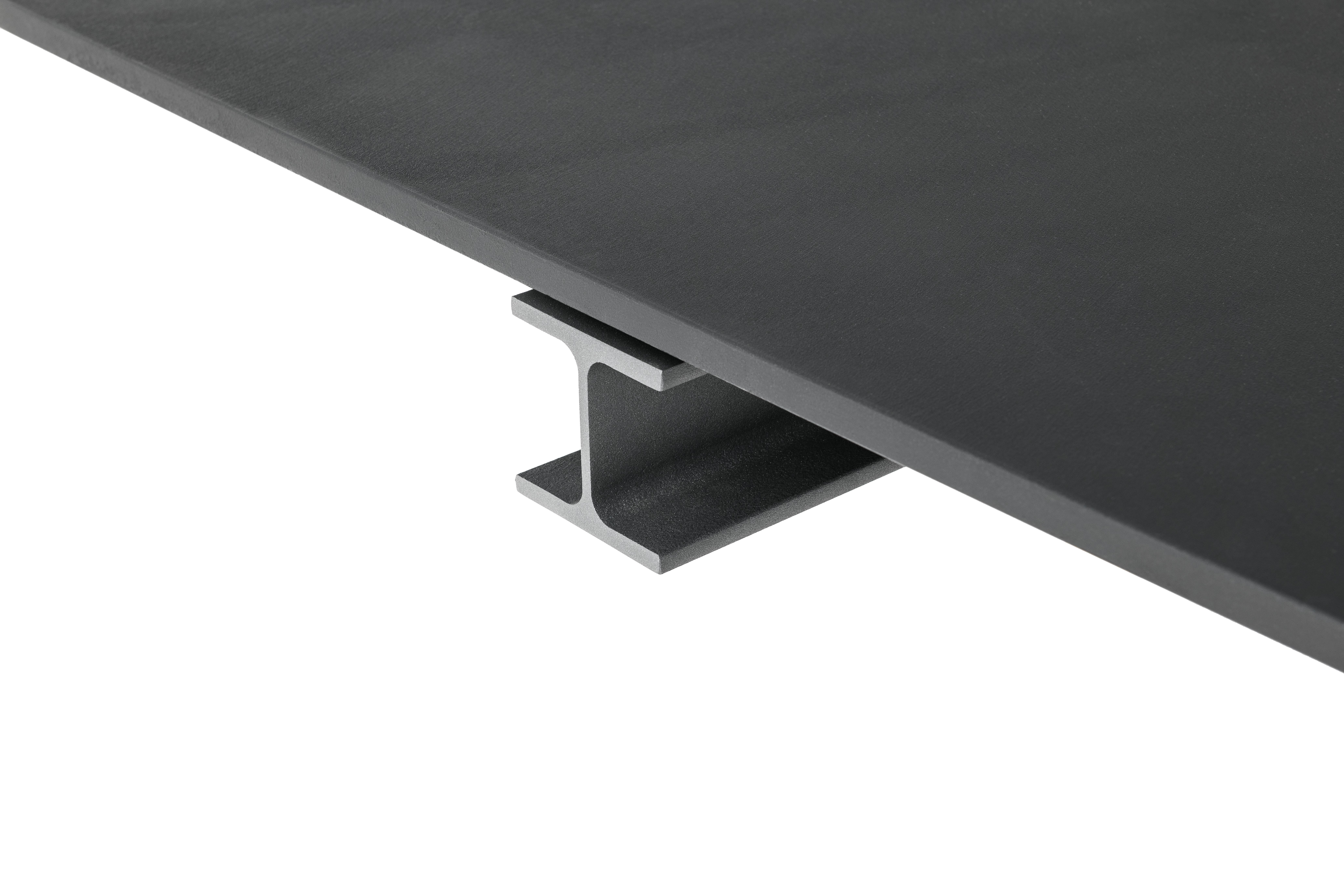 Grande table HEB avec plateau en béton blanc par Francesco Rota en vente 9