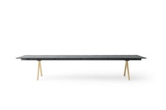 Desalto HEB Large Table in white concrete top By Francesco Rota