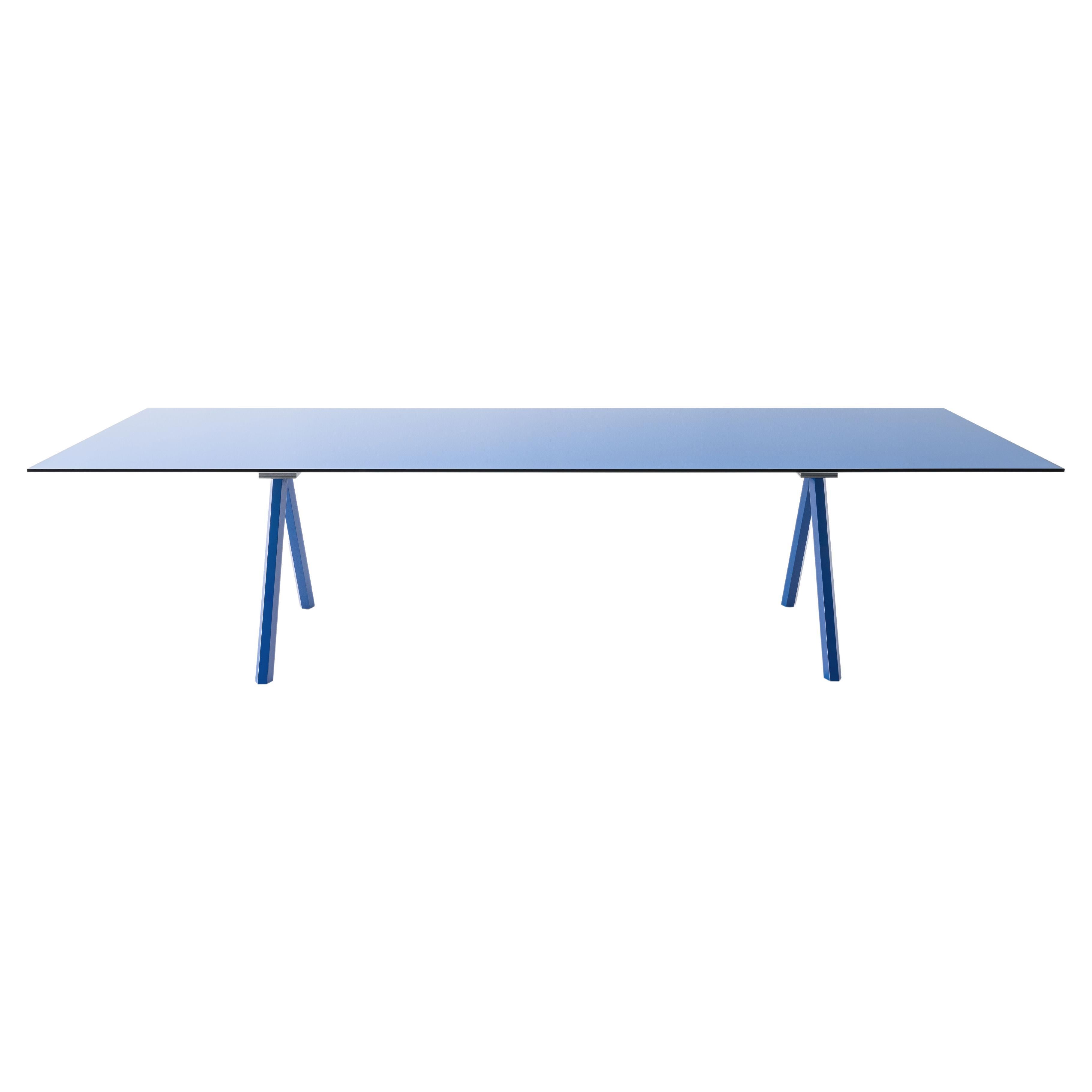 Grande table HEB avec plateau en béton blanc par Francesco Rota en vente 2