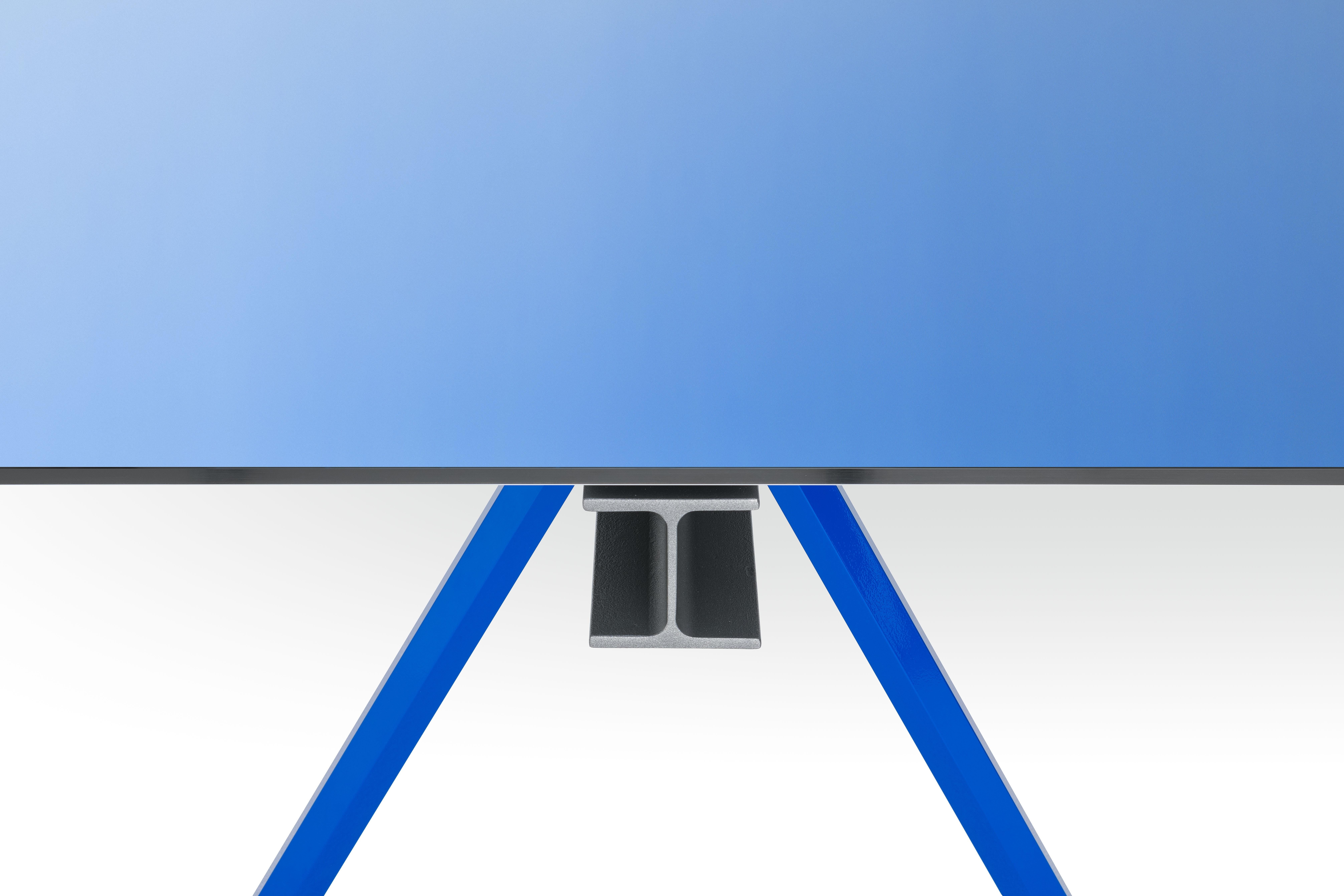 Grande table HEB avec plateau en béton blanc par Francesco Rota en vente 3