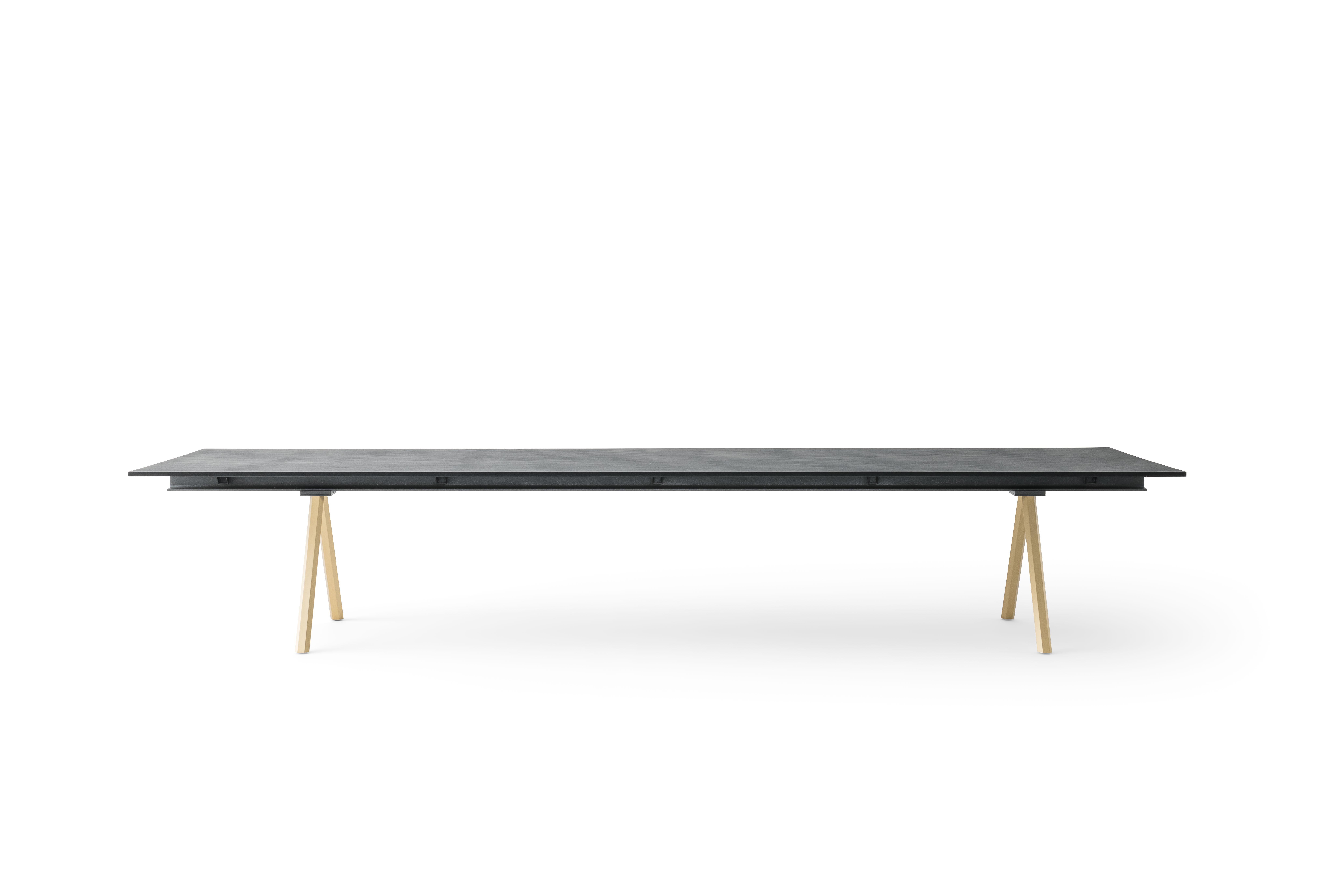 Desalto HEB-Tisch mit Spiegelplatte von Francesco Rota im Angebot 6