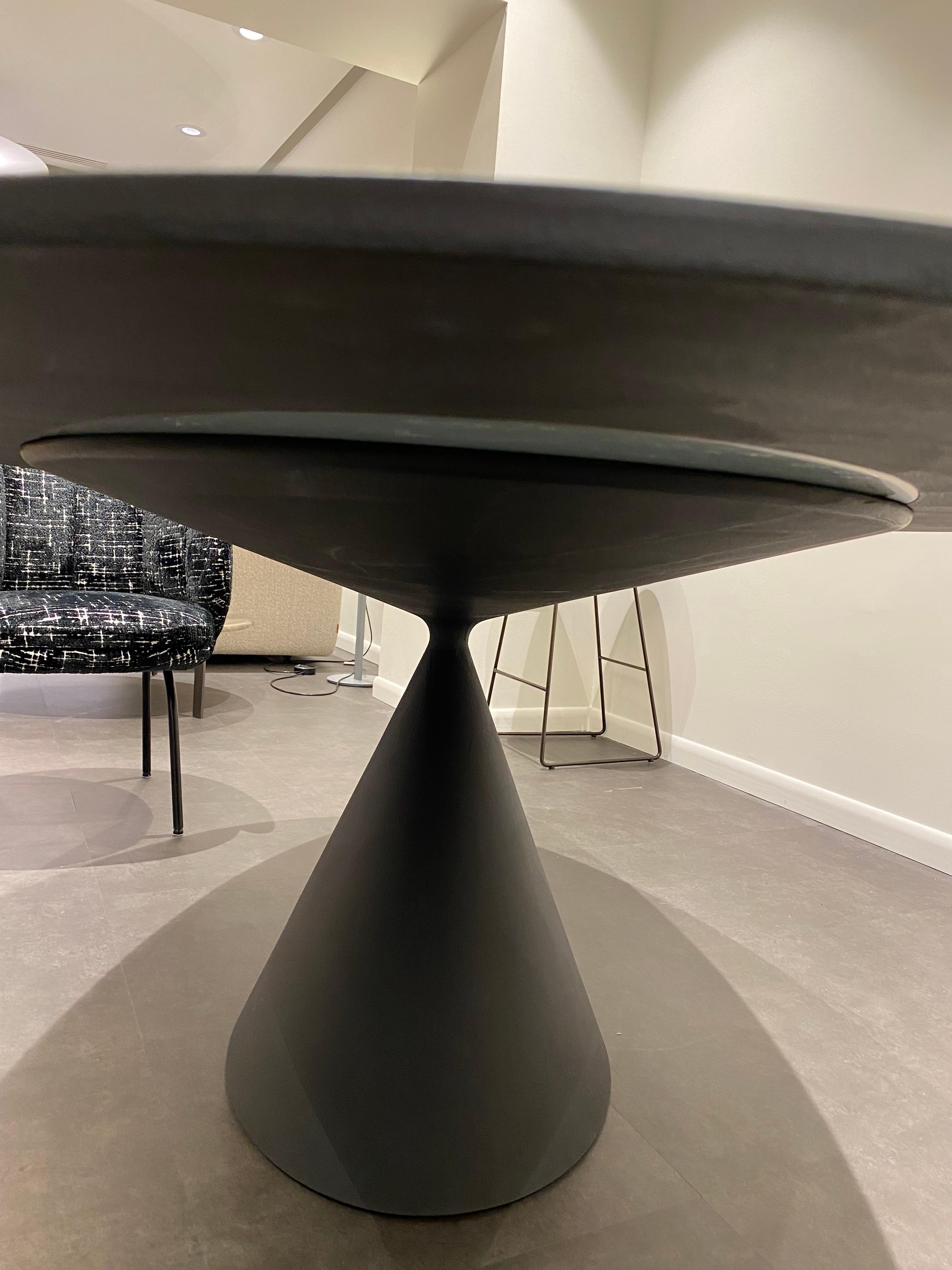 Desalto INDOOR OR OUTDOOR Black Clay Table by Marc Krusin in STOCK For Sale 8