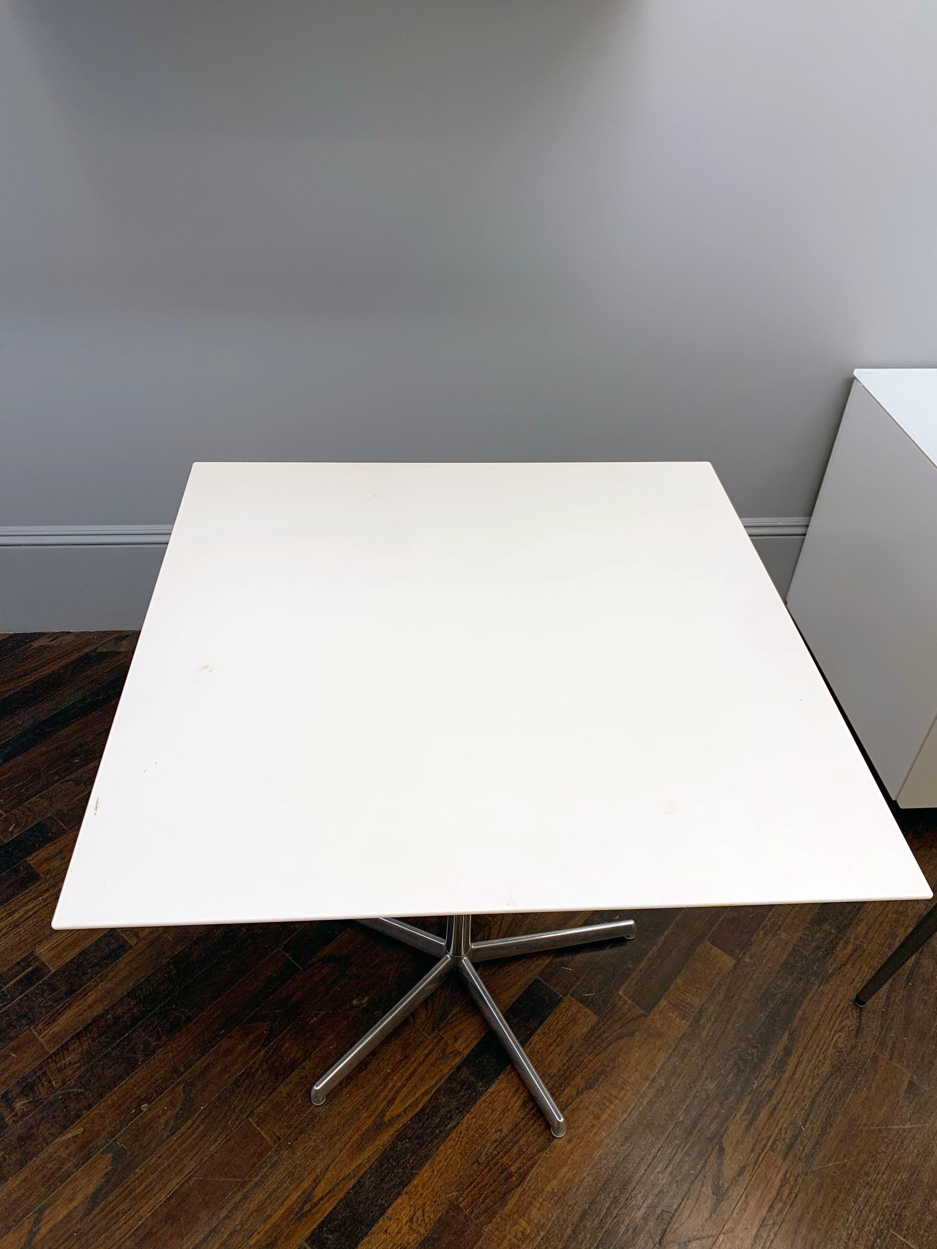 Italian Desalto Kobe White Square Table