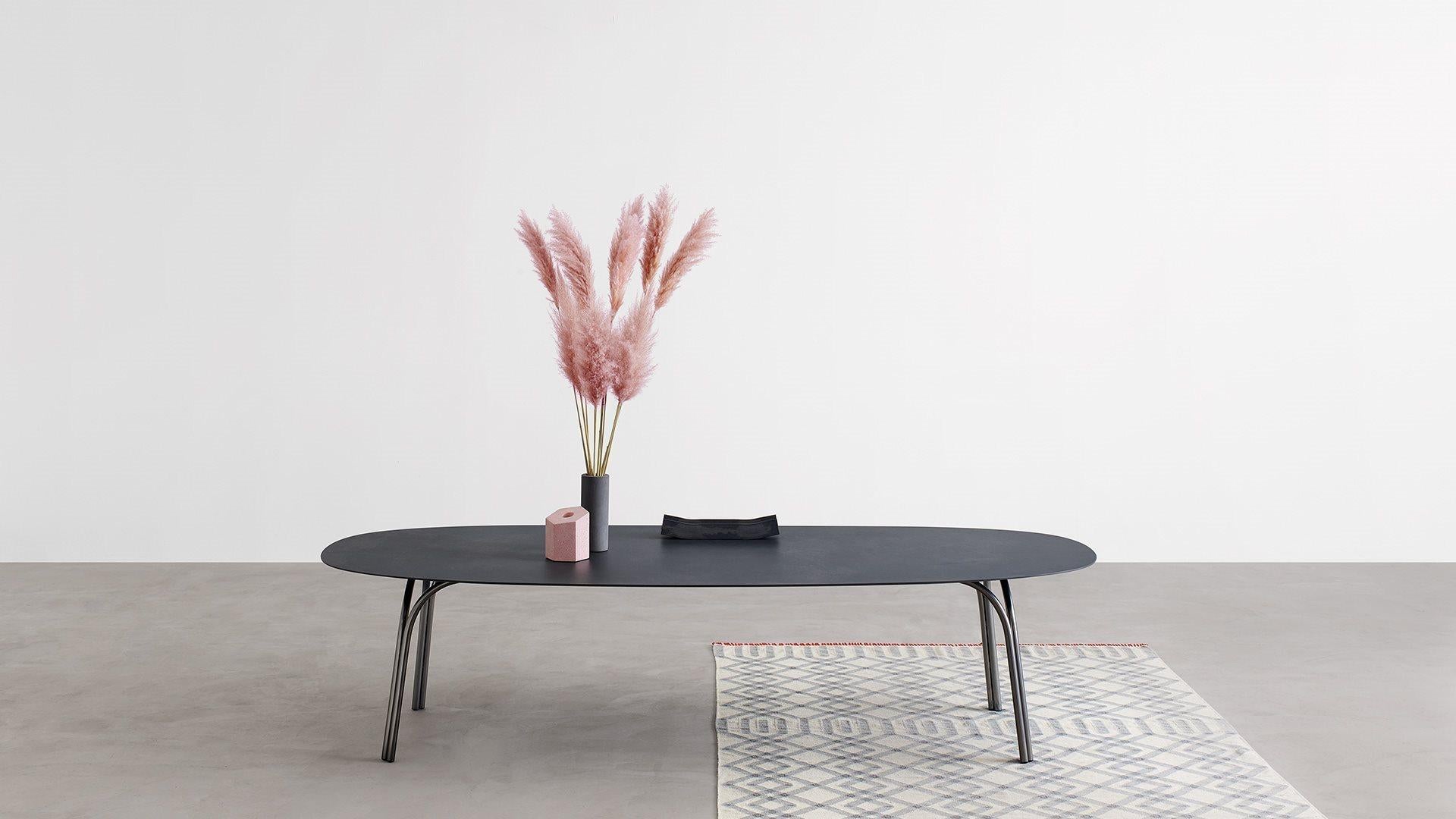 Customizable Desalto Lake Ceramic Top Table Designed by Gordon Guillaumier 3