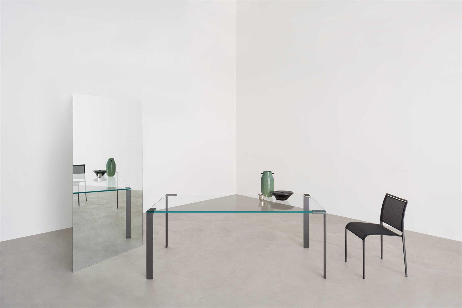 Acier Table basse personnalisable Desalto Liko Glass par Arik Levy en vente