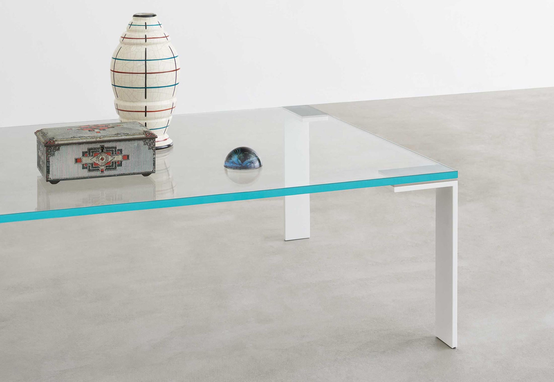 Contemporary Customizable Desalto Liko Glass Table by Arik Levy For Sale