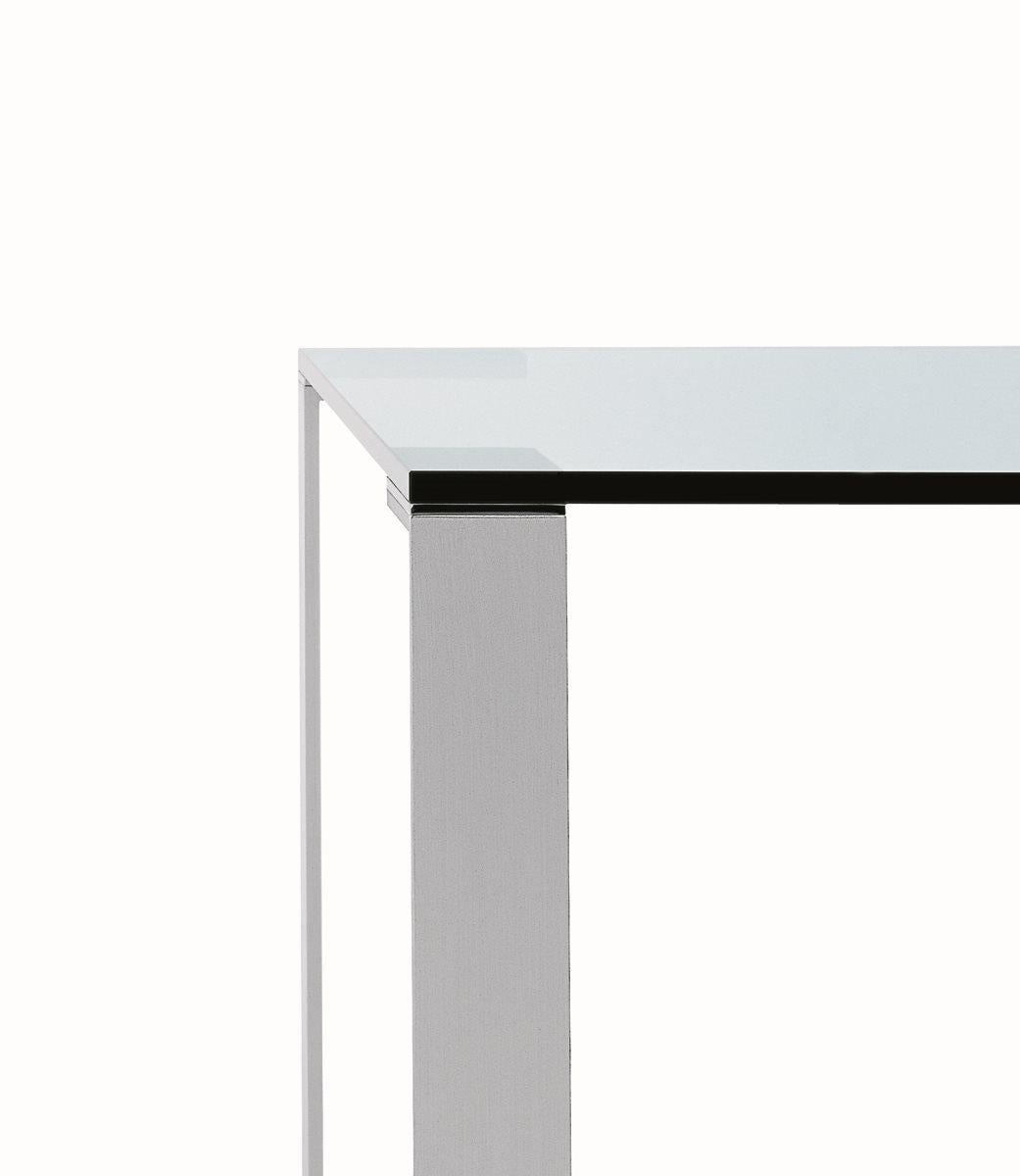 Acier Table personnalisable Desalto Liko Glass par Arik Levy en vente