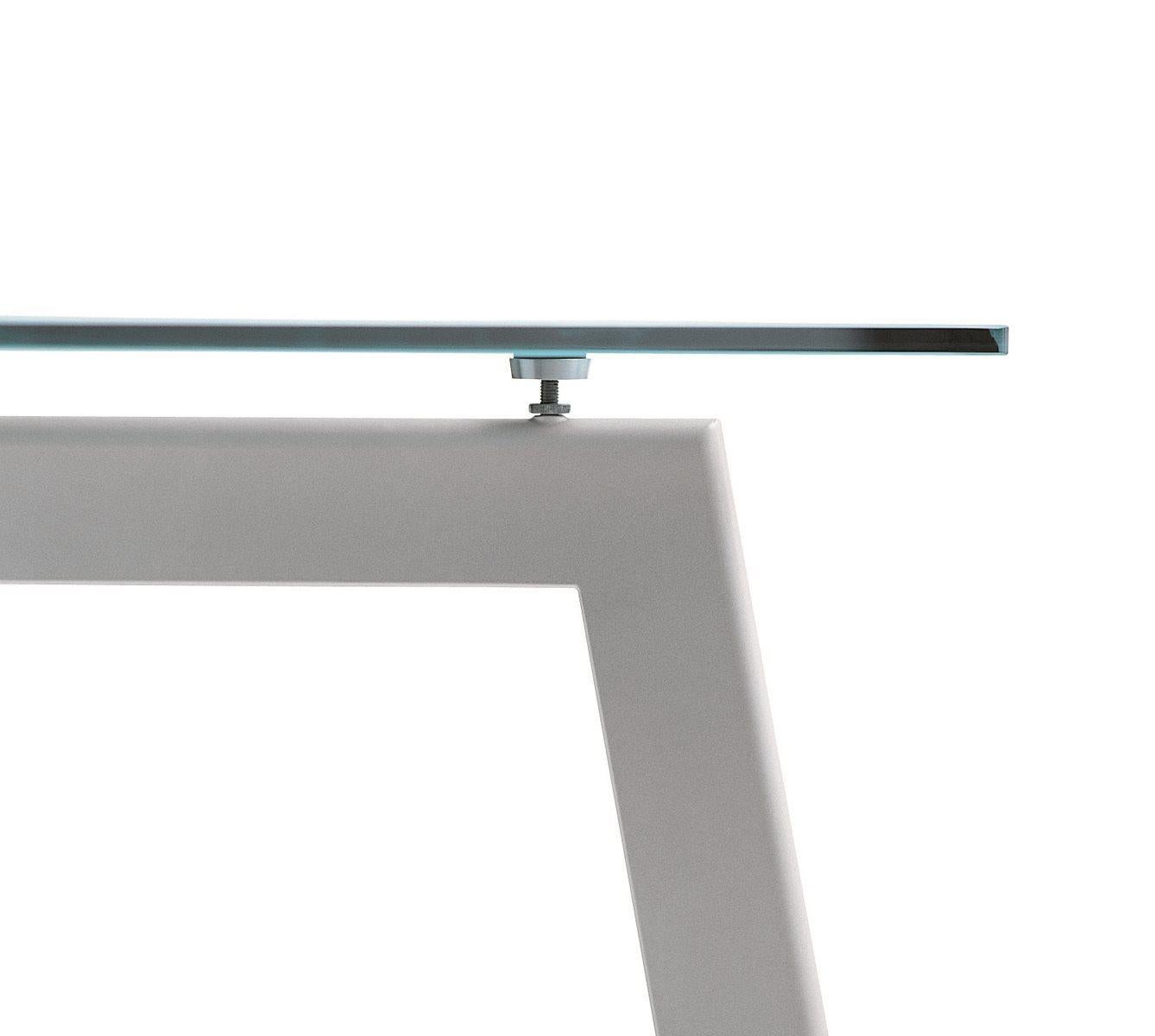 Desalto Link Glass Table Designed by Hannes Wettstein 1