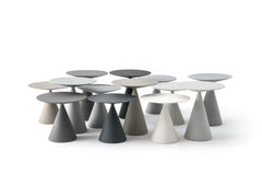 Desalto MICRO CLAY Niedriger Tisch von Marc Krusin