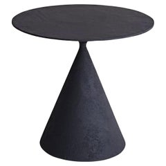  Mini table d'appoint Desalto en argile noire de Marc Krusin, en stock