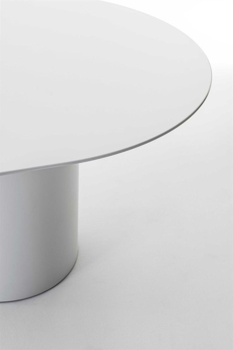 Italian Desalto MM8 White Table Designed by Guglielmo Poletti For Sale