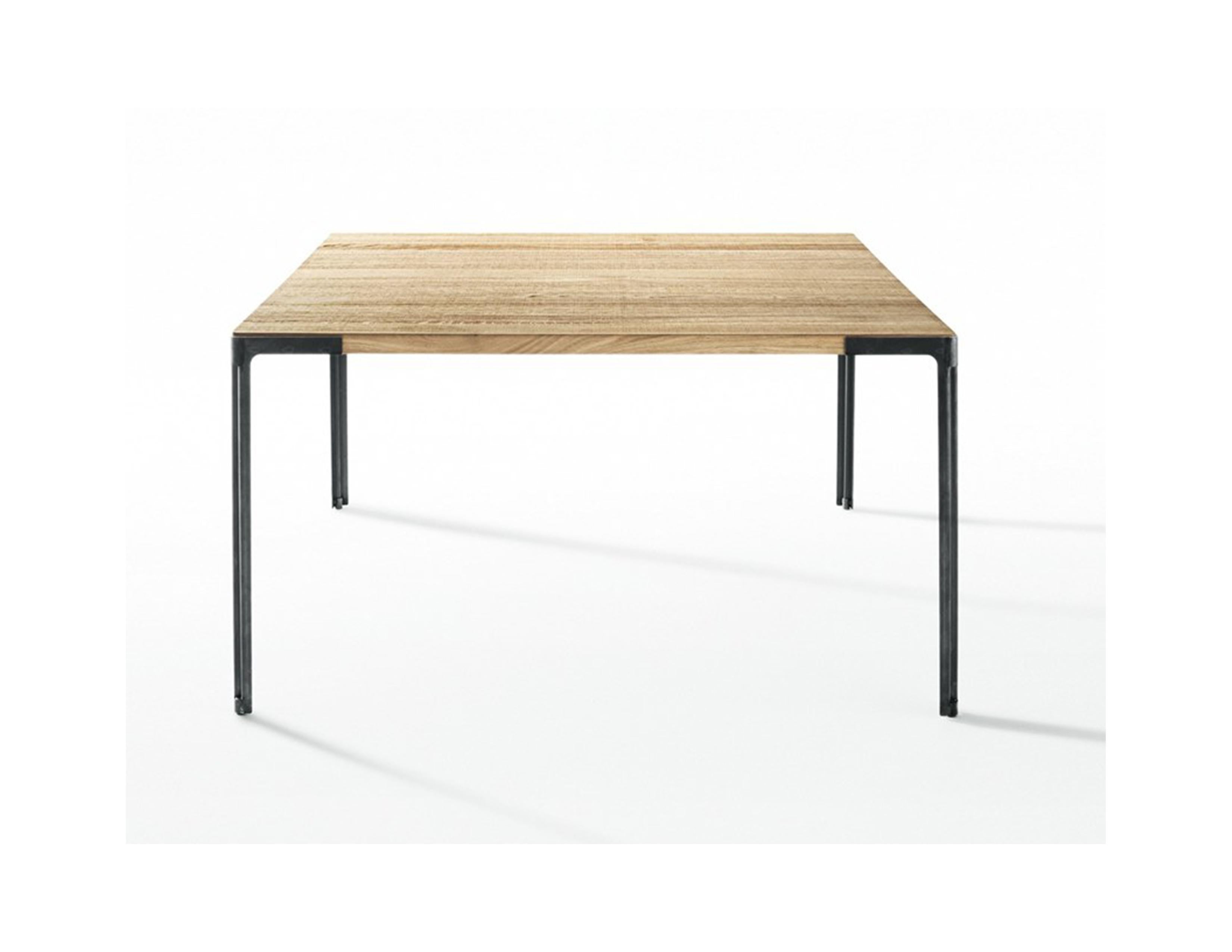 Customizable Desalto Fan Oak Top Table by Piero Lissoni For Sale 2