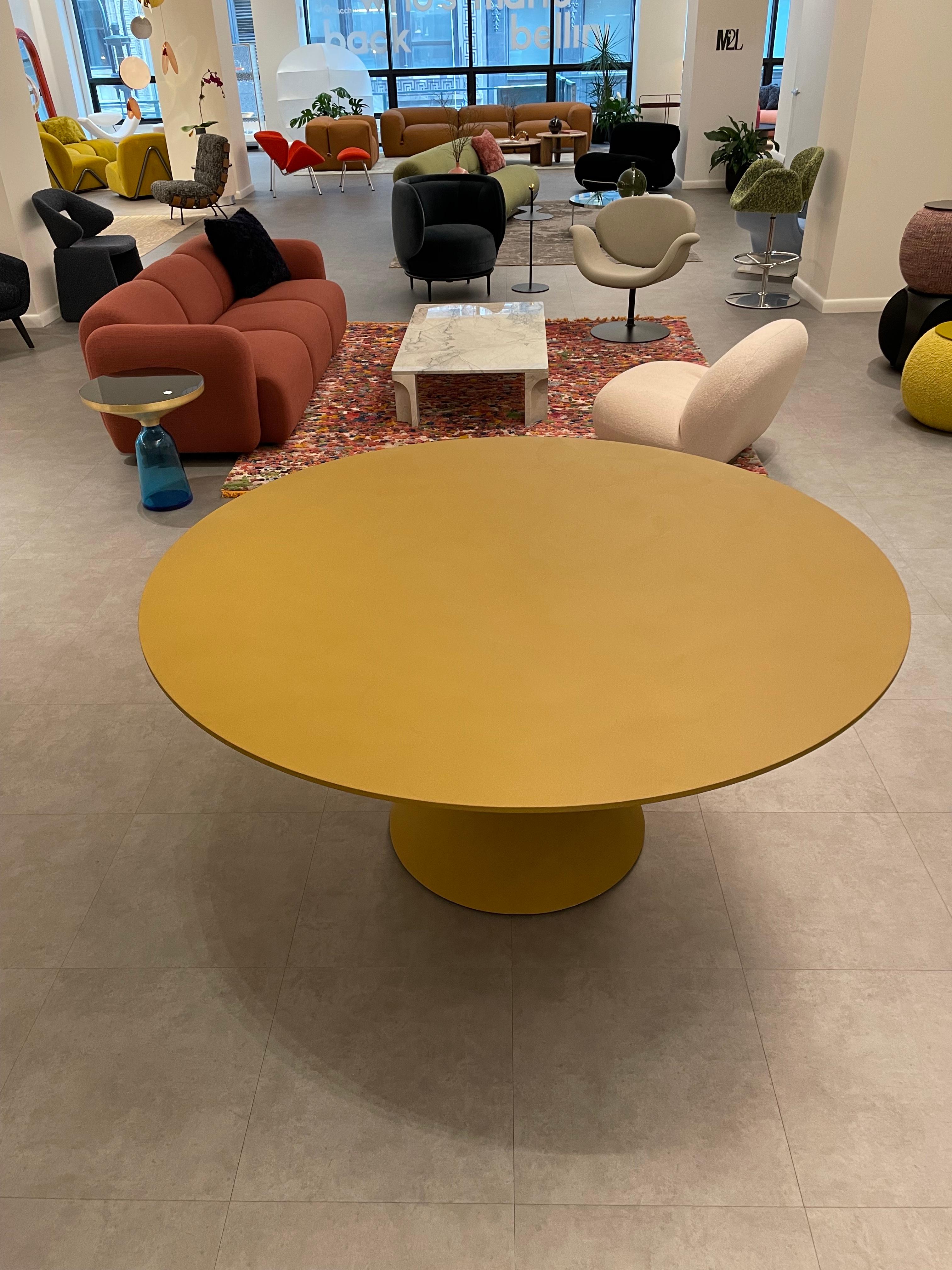 Modern Desalto Round Clay Table Designed by Marc Krusin in Stock  For Sale