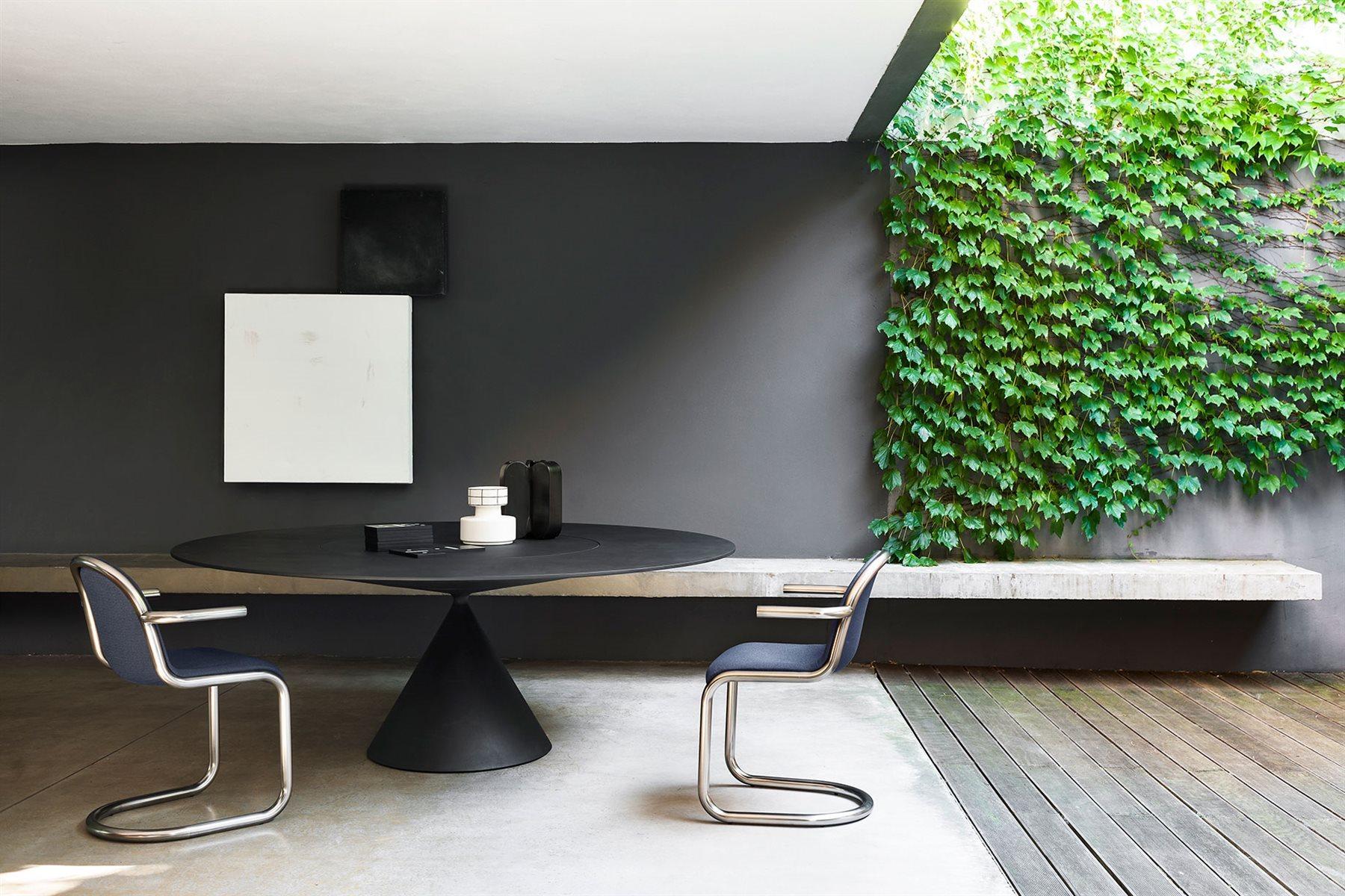 Table ronde personnalisable Desalto avec table Lazy Susan par Marc Krusin en vente 8