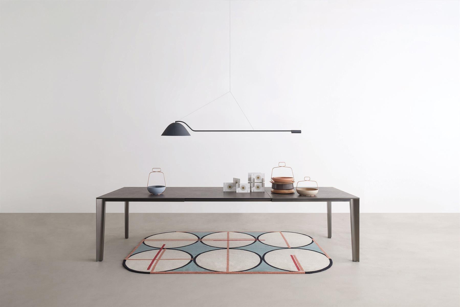 Table personnalisable en peau de Desalto conçue par Marco Acerbis en vente 9