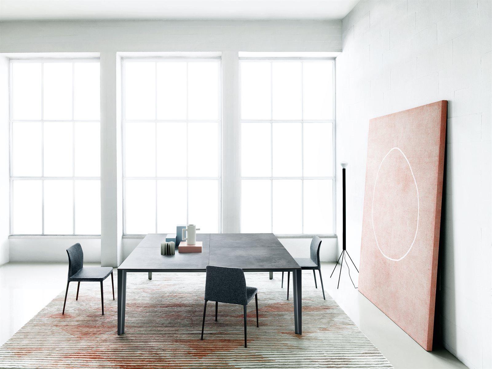 Table personnalisable en peau de Desalto conçue par Marco Acerbis en vente 10