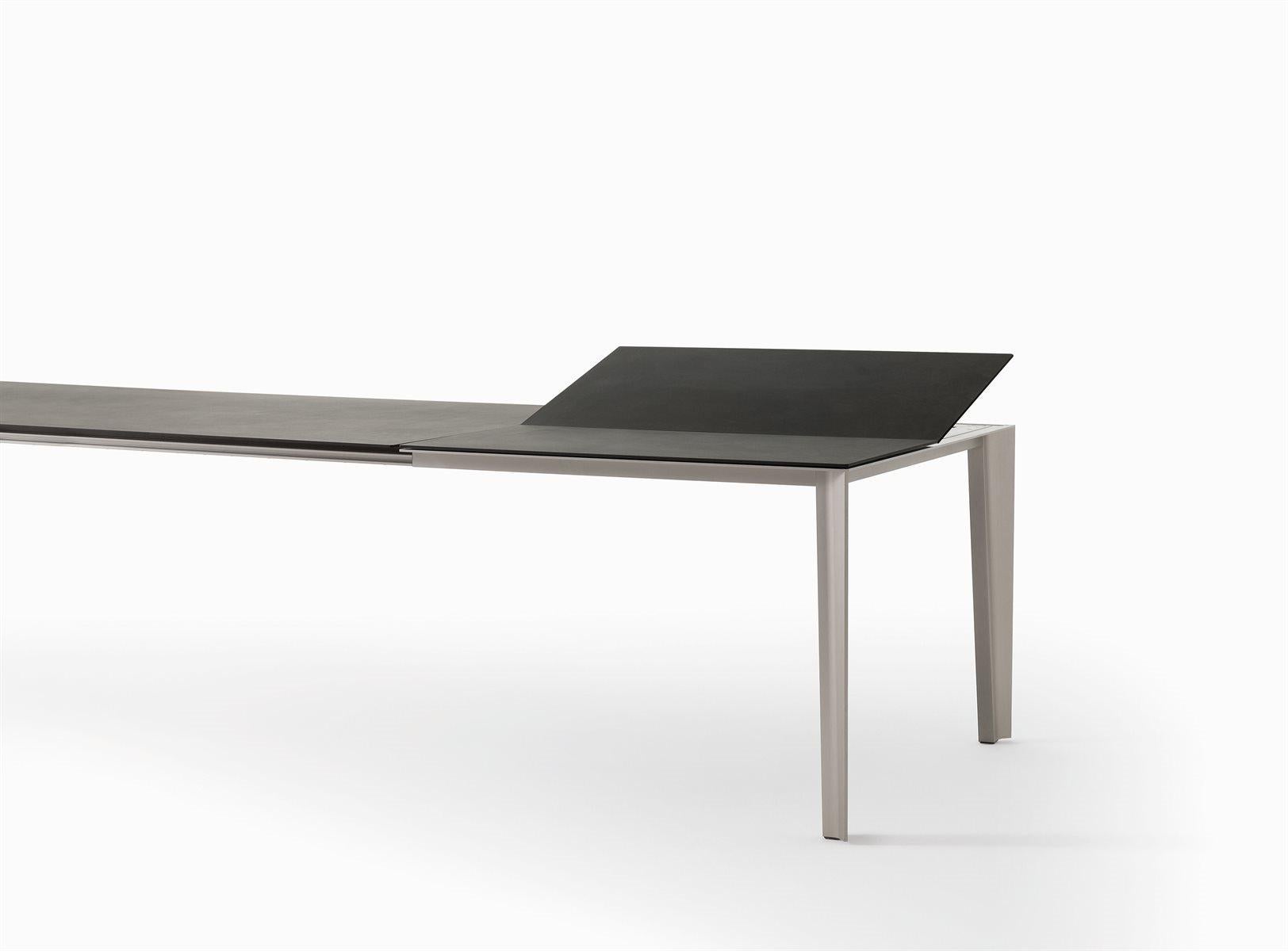 Table personnalisable en peau de Desalto conçue par Marco Acerbis en vente 2