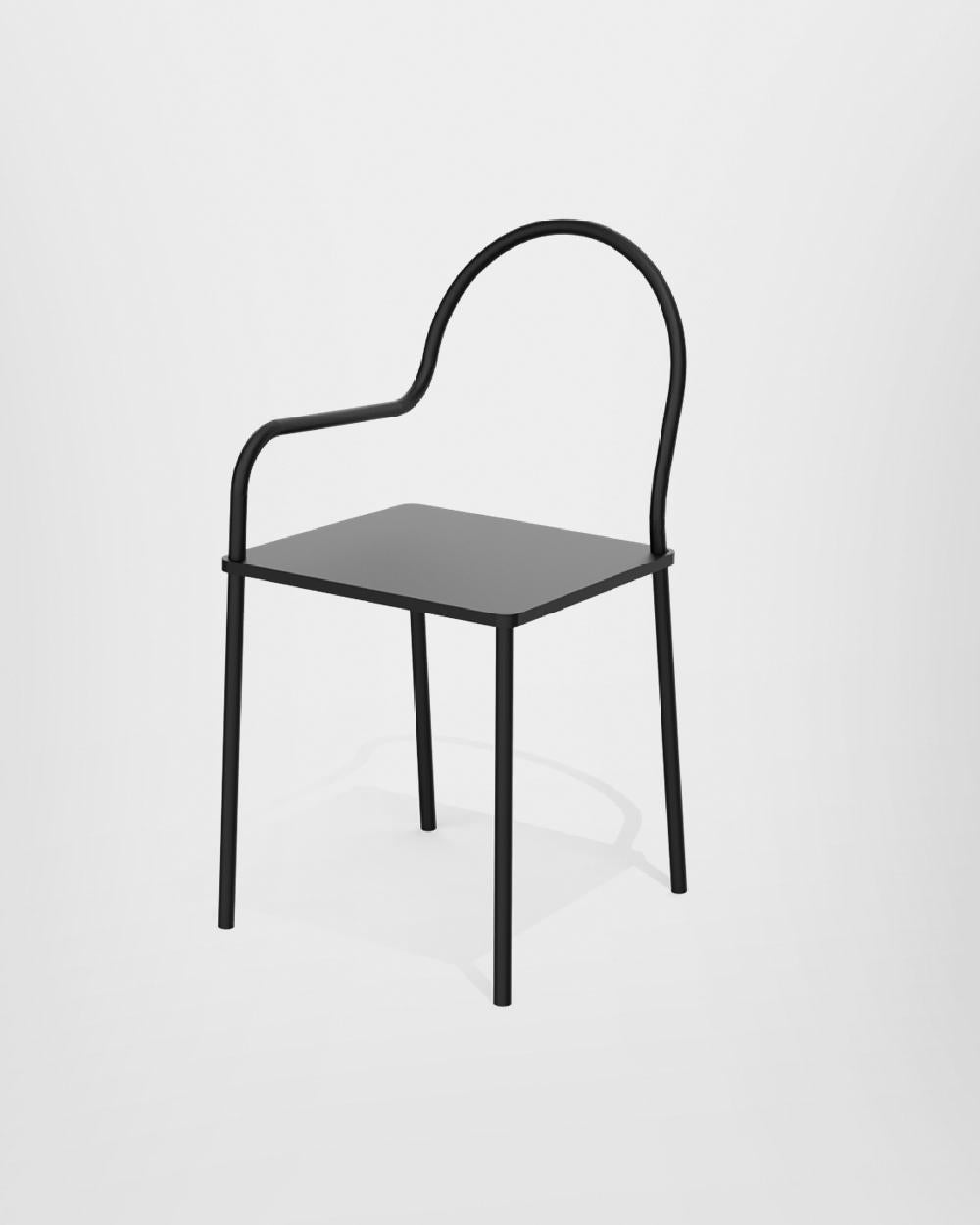 Desalto SOFTER THAN STEEL Stuhl in mattem Weiß von Nendo im Angebot 1