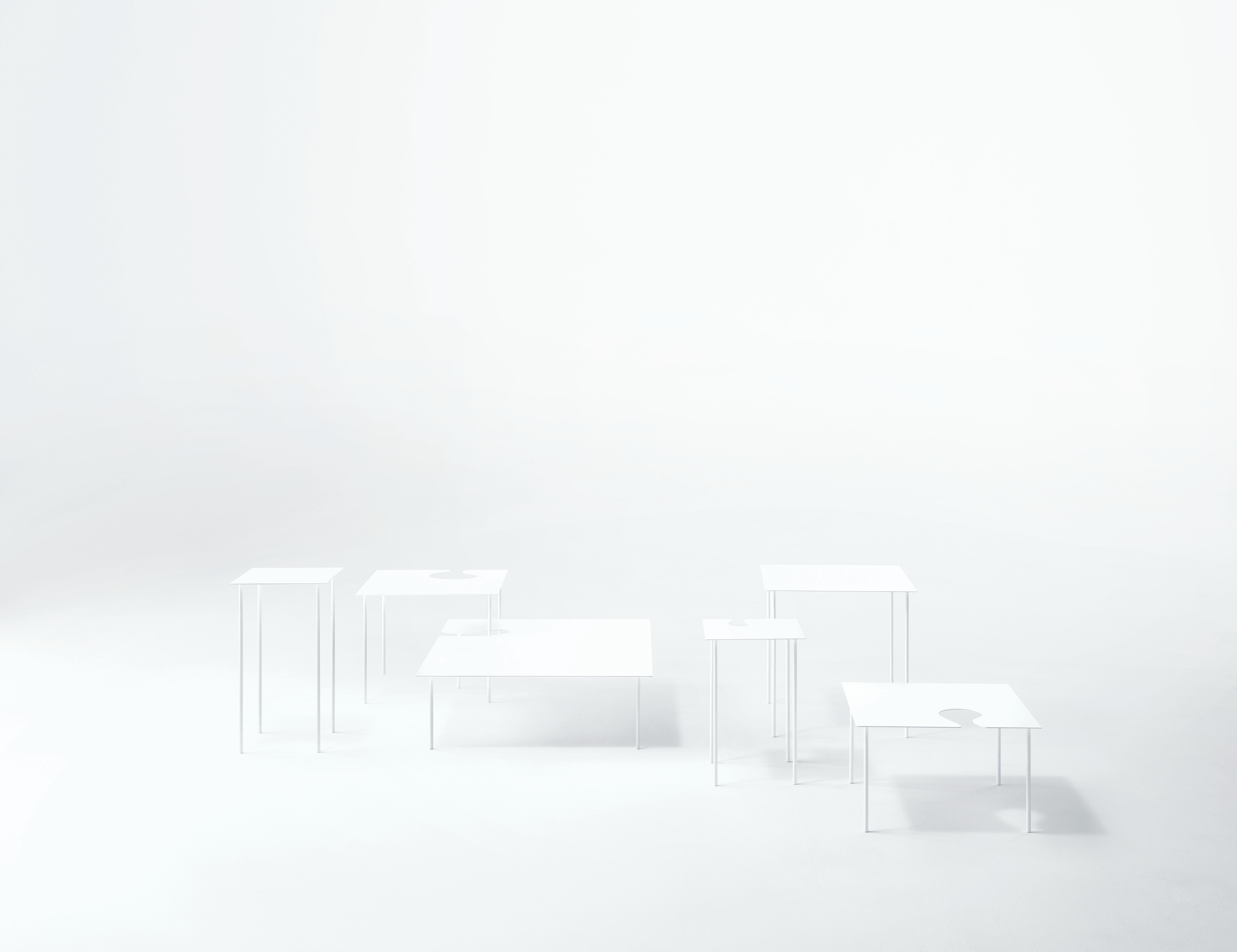 Desalto SOFTER THAN STEEL Large Side Table By Nendo For Sale 8
