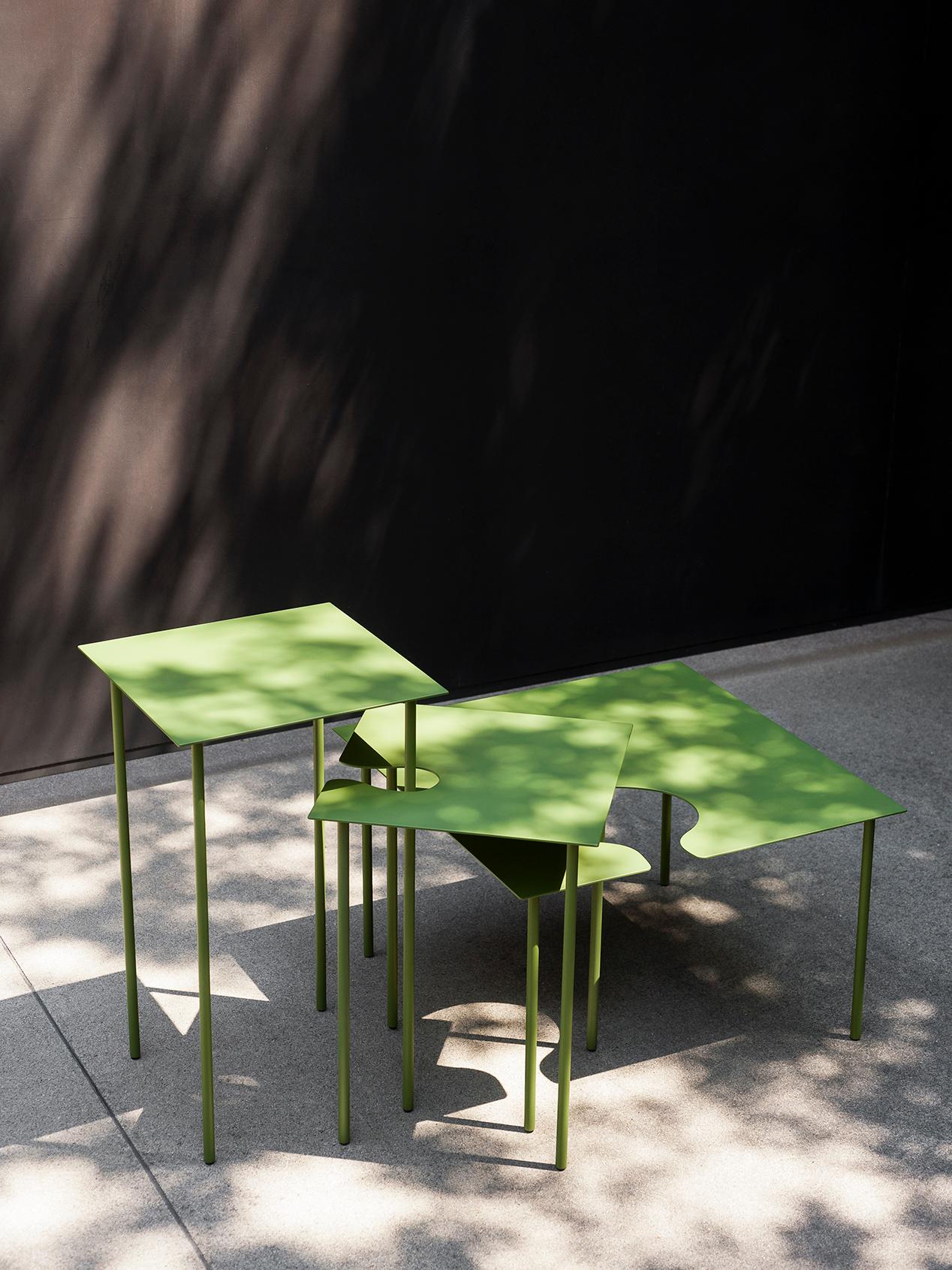 Desalto SOFTER THAN STEEL Large Side Table By Nendo For Sale 3
