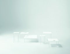 Table d'appoint moyenne Desalto plus SoftER THAN STEEL de Nendo