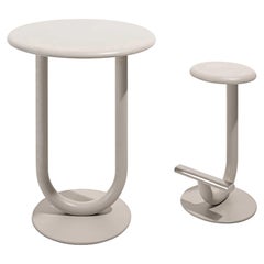 Desalto Strong Bar Table with Stool Designed by Eugeni Quitllet
