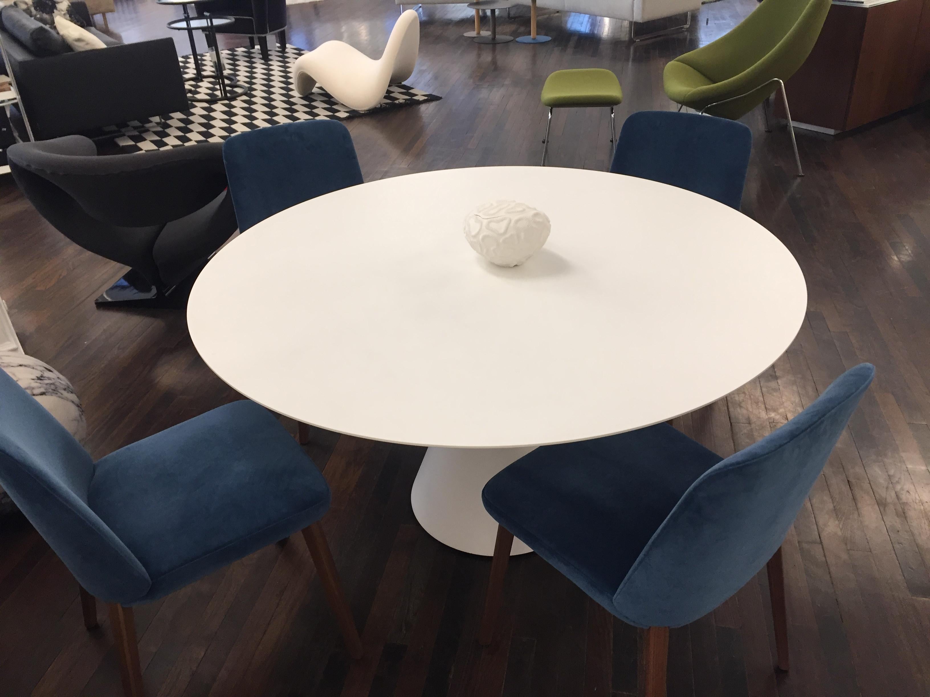 Desalto White Round Clay Table 3