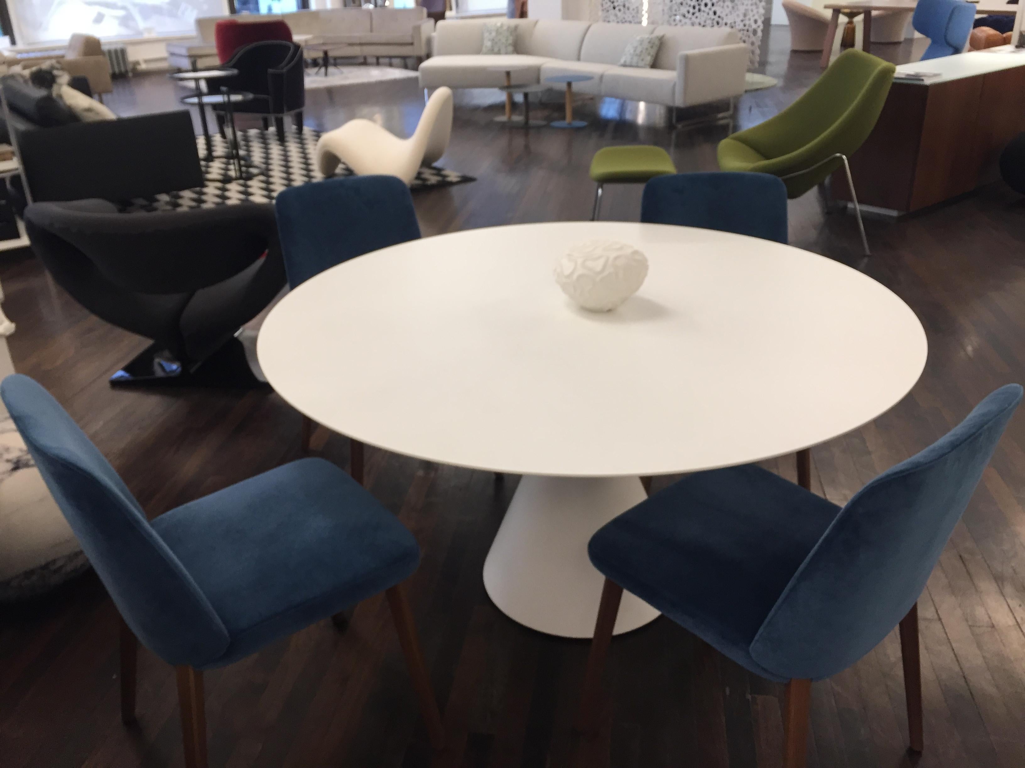 Desalto White Round Clay Table 4