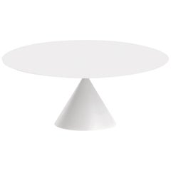 Desalto White Round Clay Table