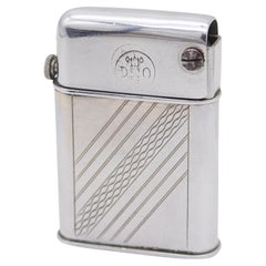 DESARMEAUX DO. 1932 France Semi-Automatic Screw Button Petrol Pocket Lighter