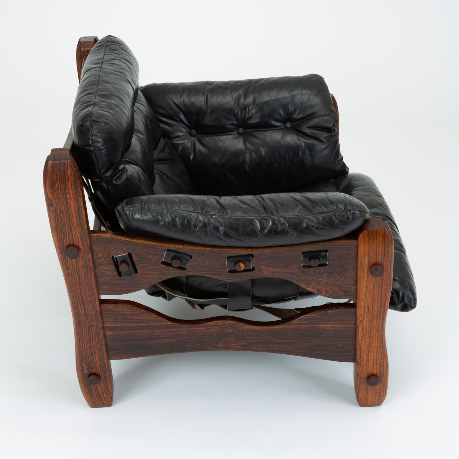 Descanso Lounge Chair by Don Shoemaker for Señal in Cueramo and Leather 4