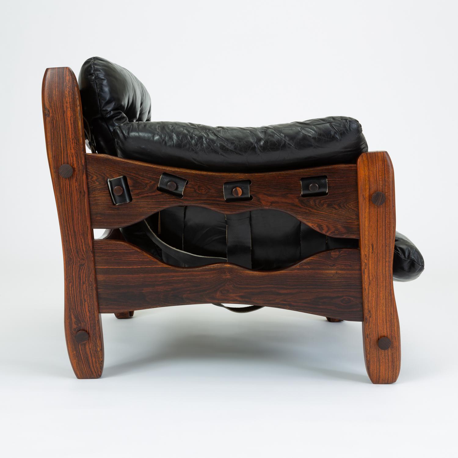 Descanso Lounge Chair by Don Shoemaker for Señal in Cueramo and Leather 6