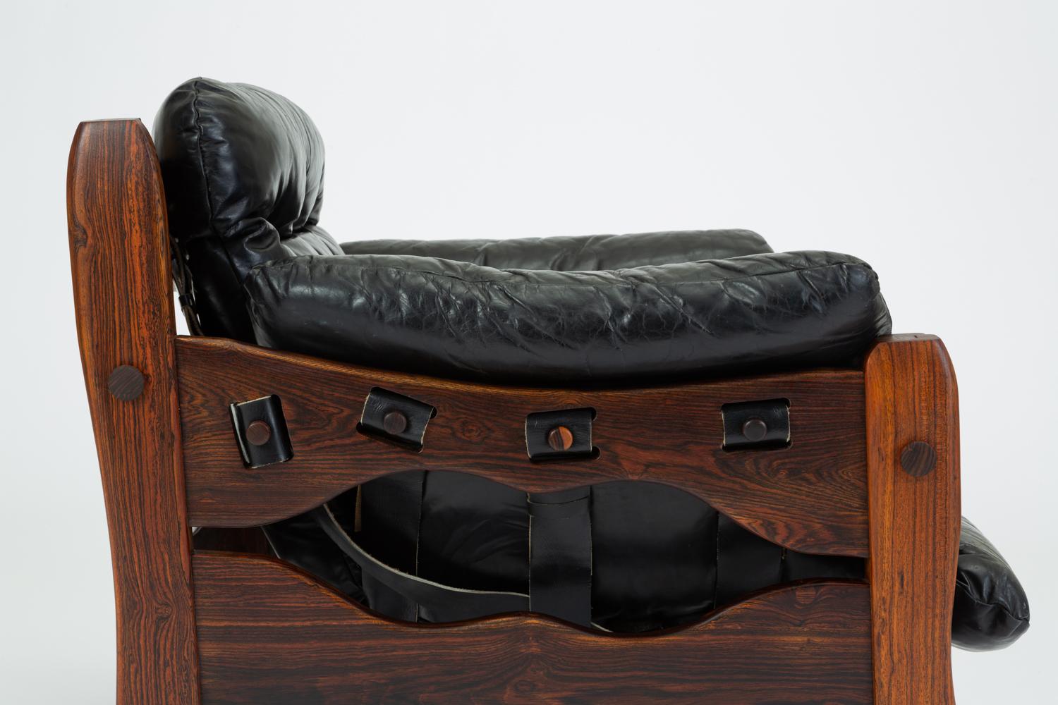 Descanso Lounge Chair by Don Shoemaker for Señal in Cueramo and Leather 7